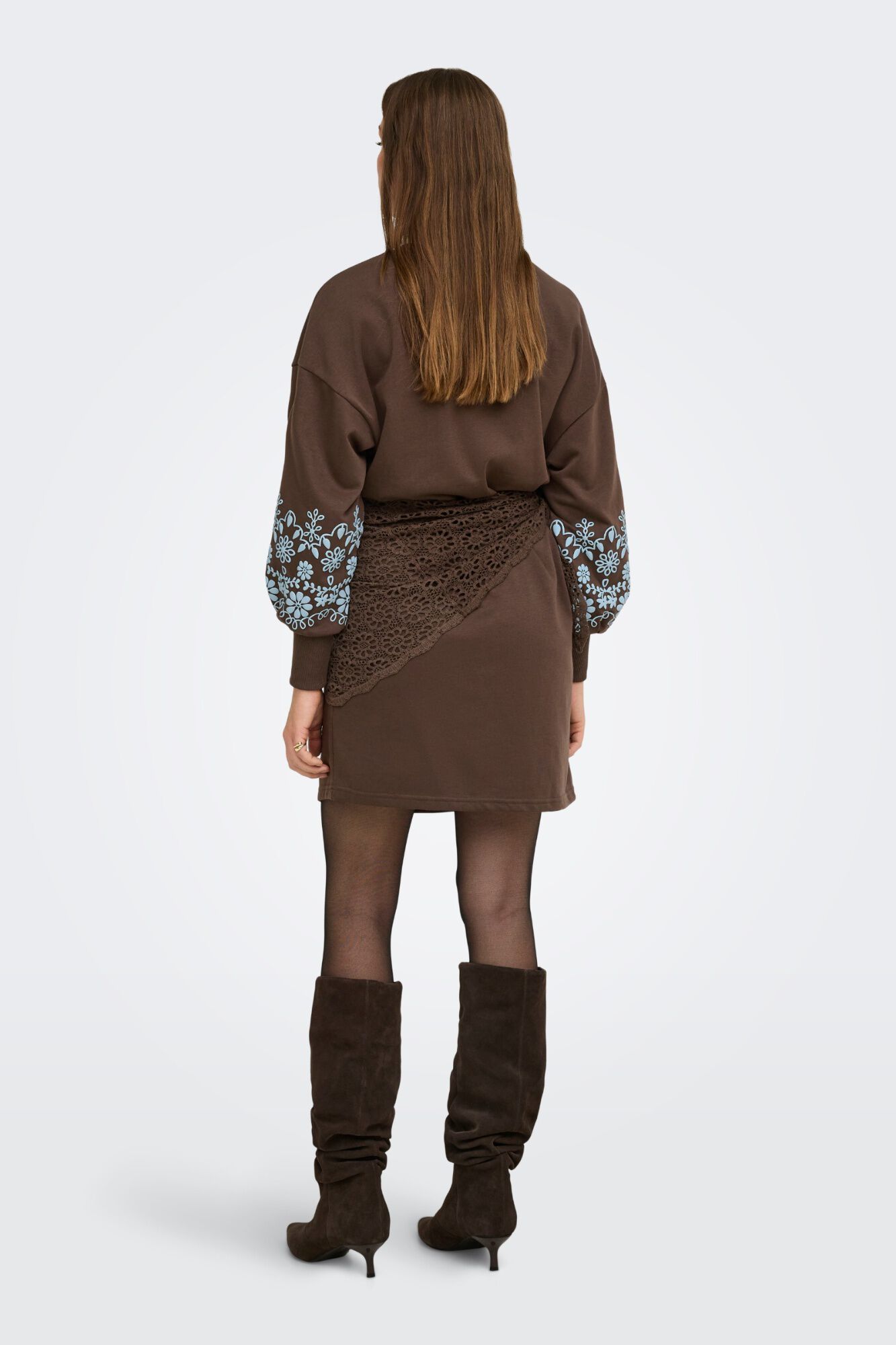 Only Maternity Vestido corto manga larga maternity