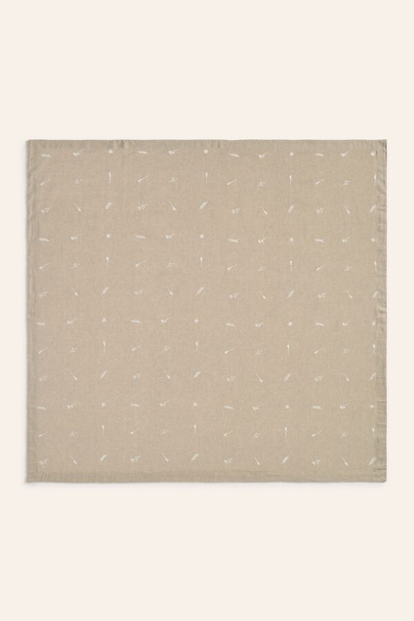 Calma House Mantel lino lyocell algod&oacute;n 160x250 beige