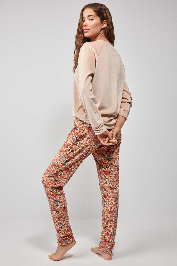 Gisela Micro fleece fabric pajamas pink