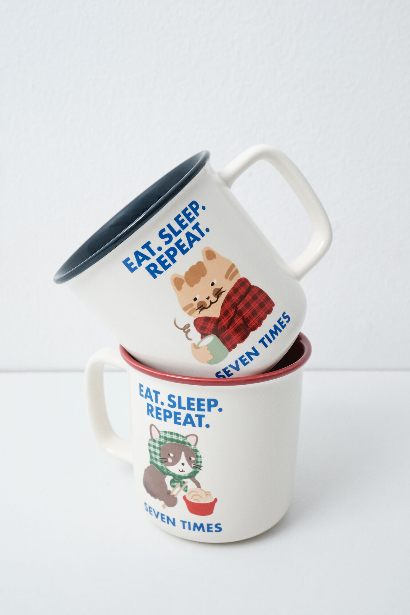 Women'secret Cat print mug pack