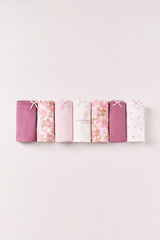 Women'secret Pack 7 bragas anchas brasile&ntilde;as algod&oacute;n estampado multicolor estampado
