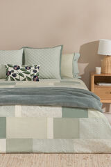 Womensecret Green patchwork cotton duvet cover. For a 135-140 cm bed. vert