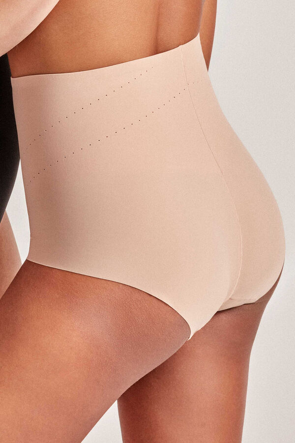 Gisela High waisted slimming girdle nude