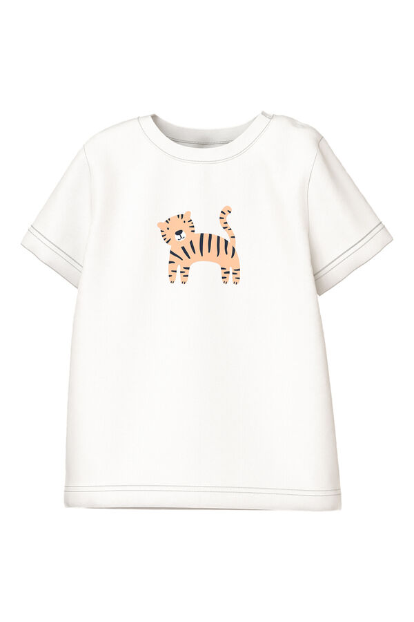 Name it Baby-Kurzarm-Shirt Wei&szlig;