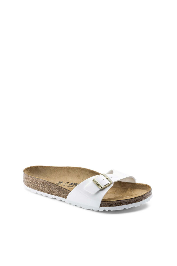 Womensecret White buckle detail sandals fehér