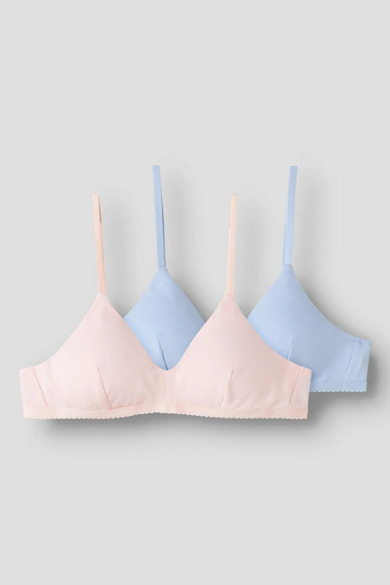 Lmtd Pack of 2 non-wired bralette bras