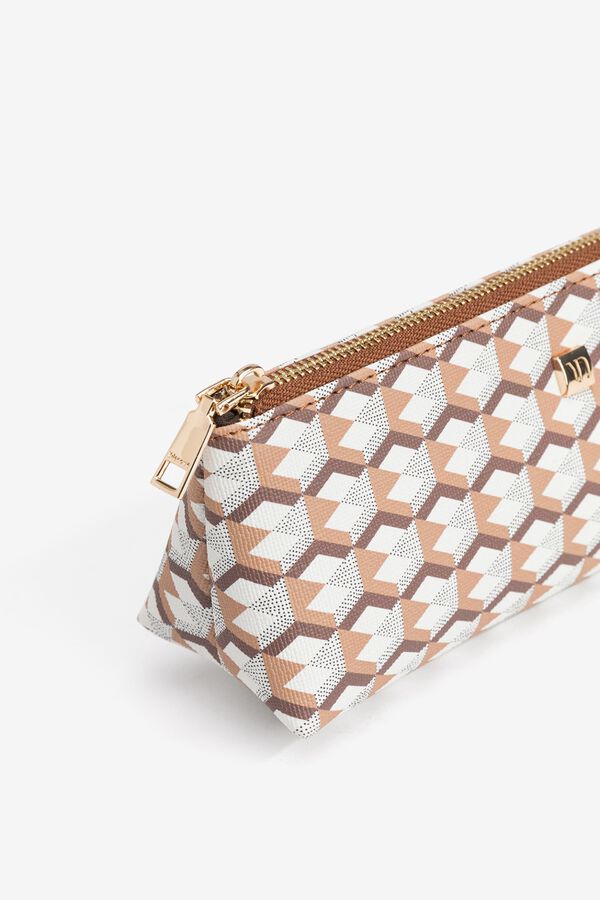 Vilanova Porte-monnaie g&eacute;om&eacute;trique &eacute;l&eacute;gant rouge