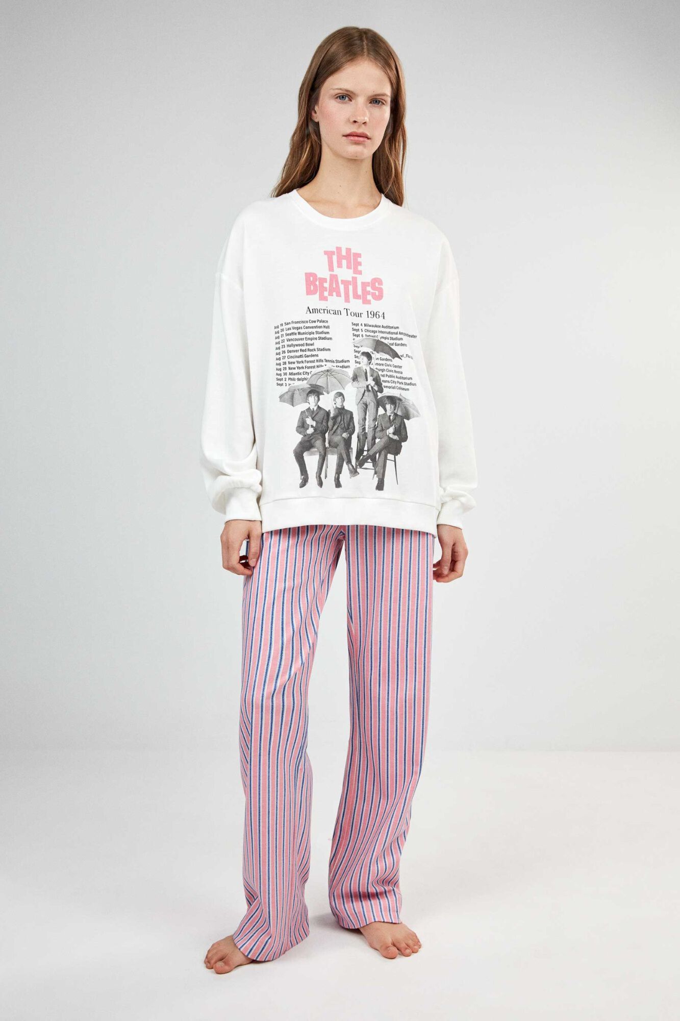 Gisela The Beatles print pyjamas