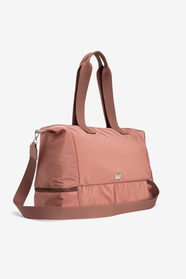 Vilanova Sac de week-end matelass&eacute; en nylon rouge