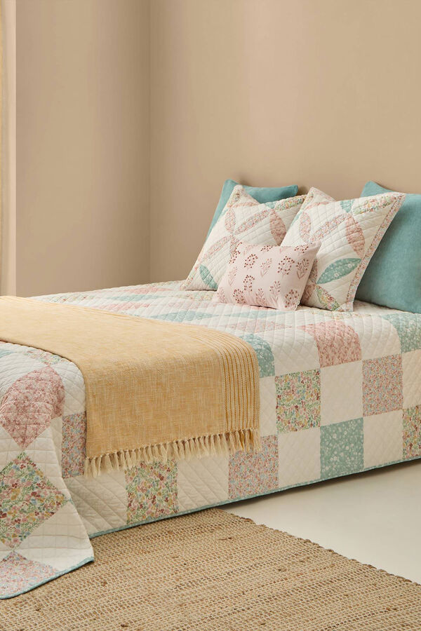 Womensecret Reversible patchwork bedspread pink