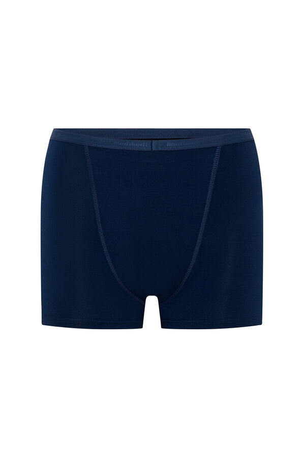 Modibodi Braga short menstrual cl&aacute;sica bamb&uacute; Le Mer Blue Moderada azul
