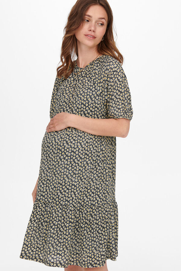 Only Maternity Vestido corto maternity negro