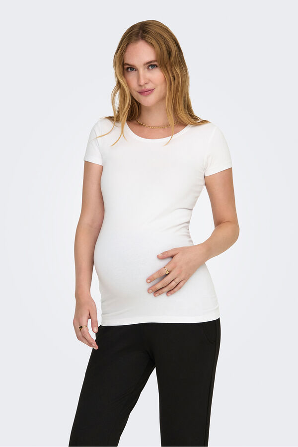 Only Maternity Pack de 2 camisetas maternity blanco