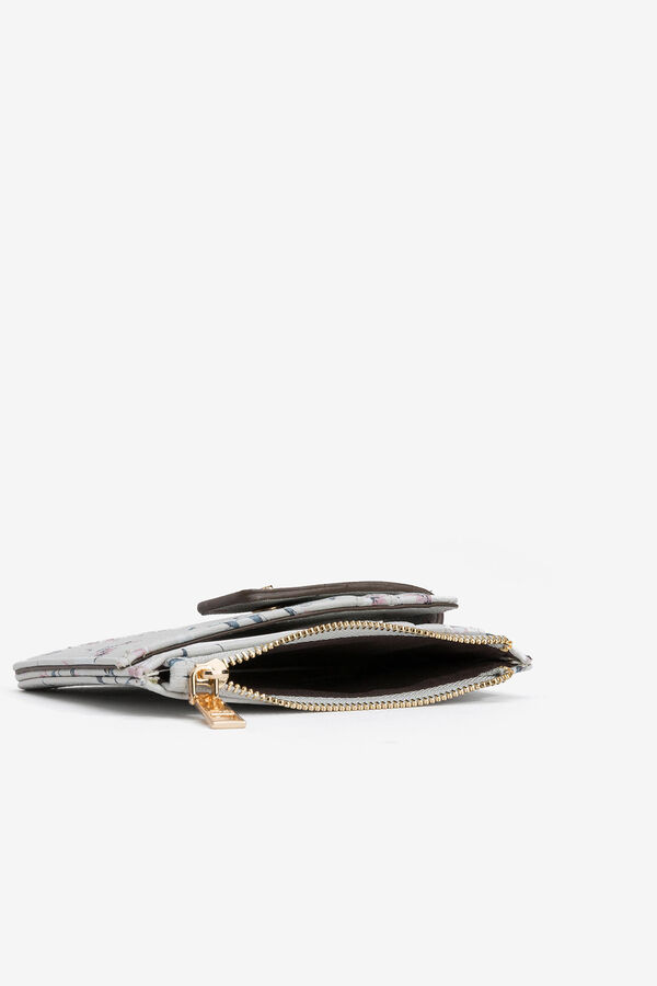 Vilanova Tarjetero con Estampado Floral beige