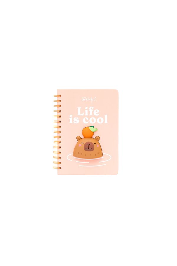 Mr. Wonderful Cuad. A5 3D Squishy Capybara estampado