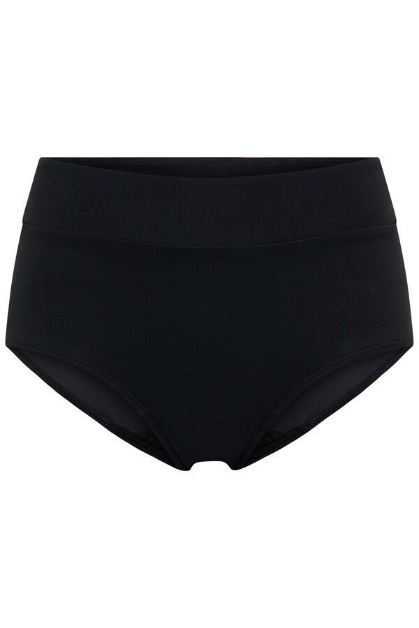 Modibodi Braga alta bikini menstrual alta absorci&oacute;n negro