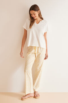 Womensecret Paisley 100% cotton pyjamas  beige