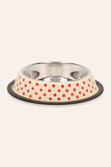 Calma House Plato para perro Lola 20x20x4 Rojo red