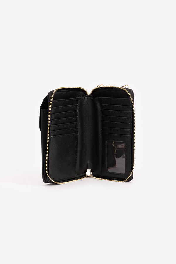 Vilanova Bolsa para telem&oacute;vel com al&ccedil;a corrente preto