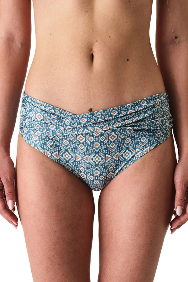Penti Beatriz Twist Bikini Bottom  printed