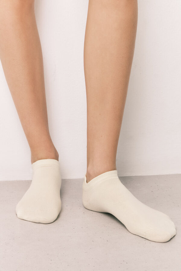 Women'secret Pakovanje od 5 komada raznobojnih kratkih sportskih čarapa Print