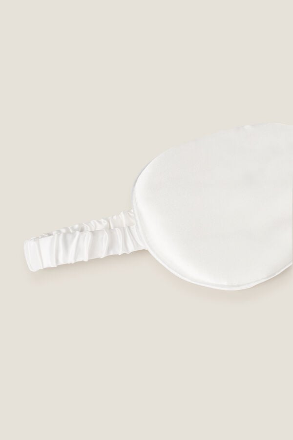 Womensecret Schlafmaske aus Seide Weiß