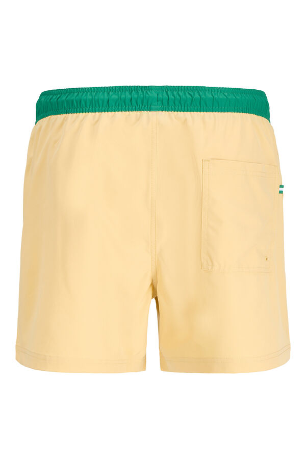 Jack & Jones Two-tone elasticated waist swimwear brown