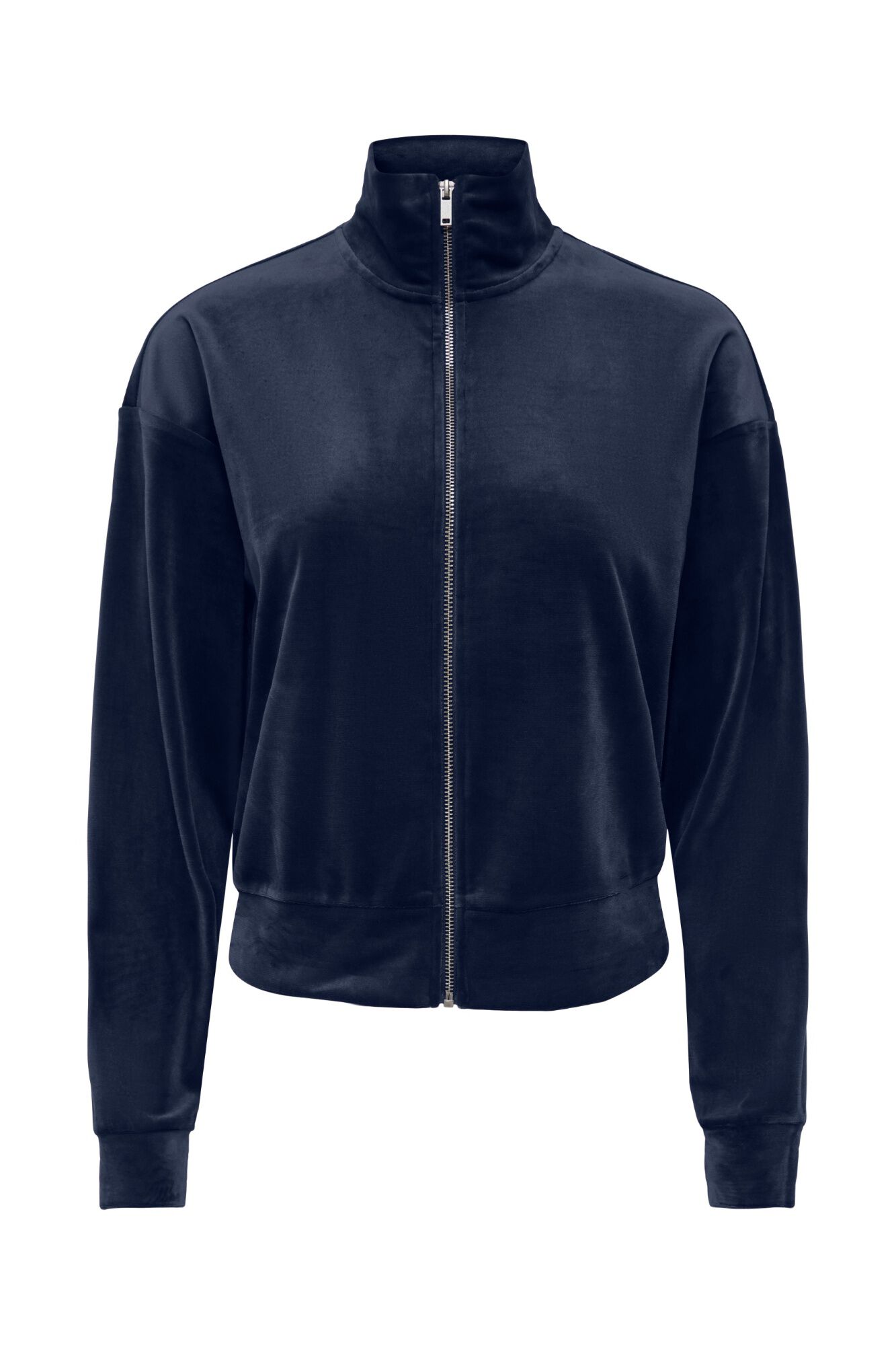 Only Play Samt-Strickjacke