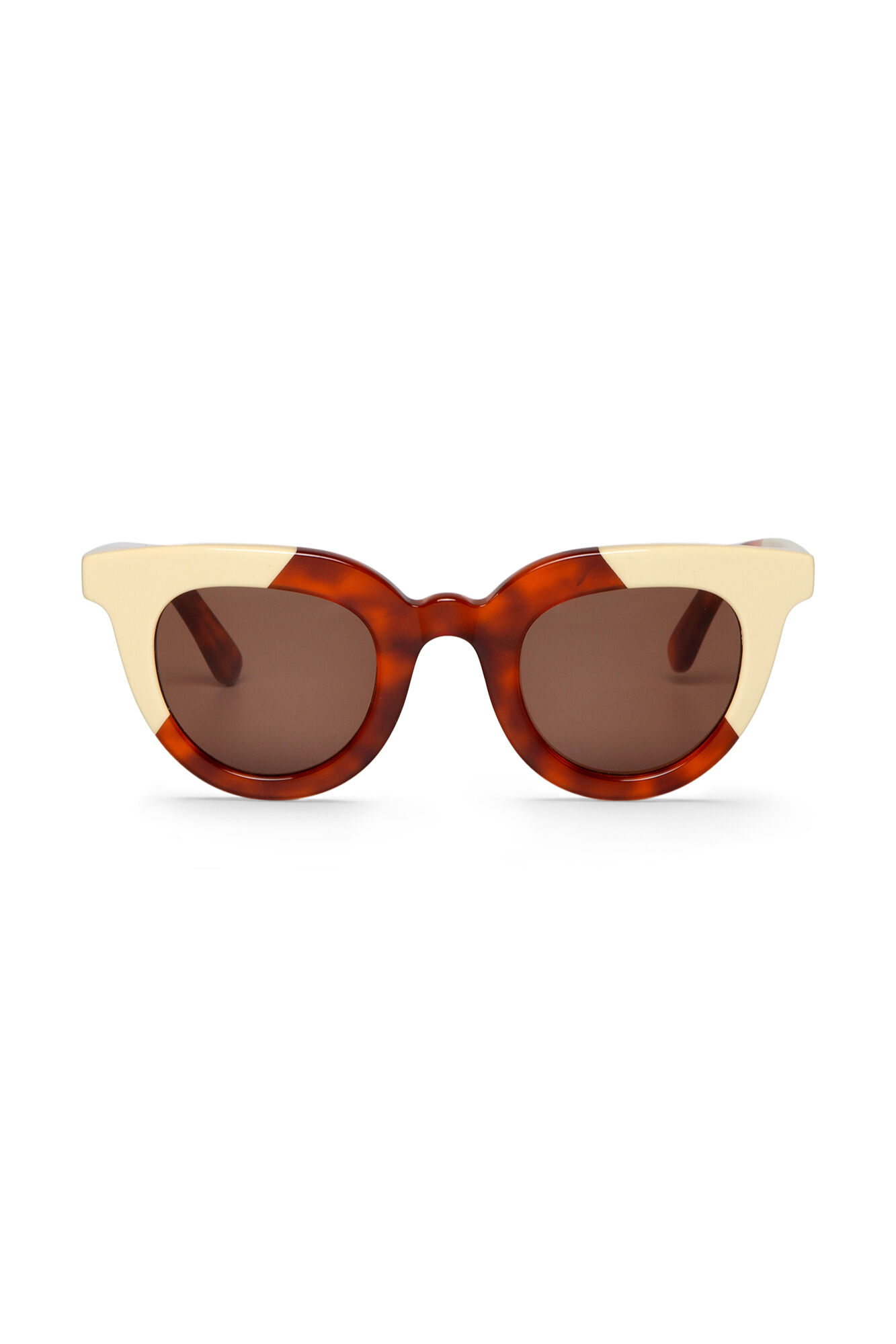 Mr. Boho Sonnenbrille Cream/Leo Tortoise Hayes