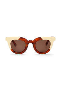 Mr. Boho Sonnenbrille Cream/Leo Tortoise Hayes