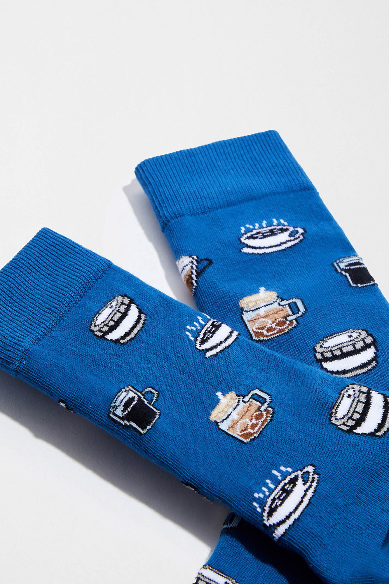 Besocks Calcetines altos caf&eacute; algod&oacute;n org&aacute;nico