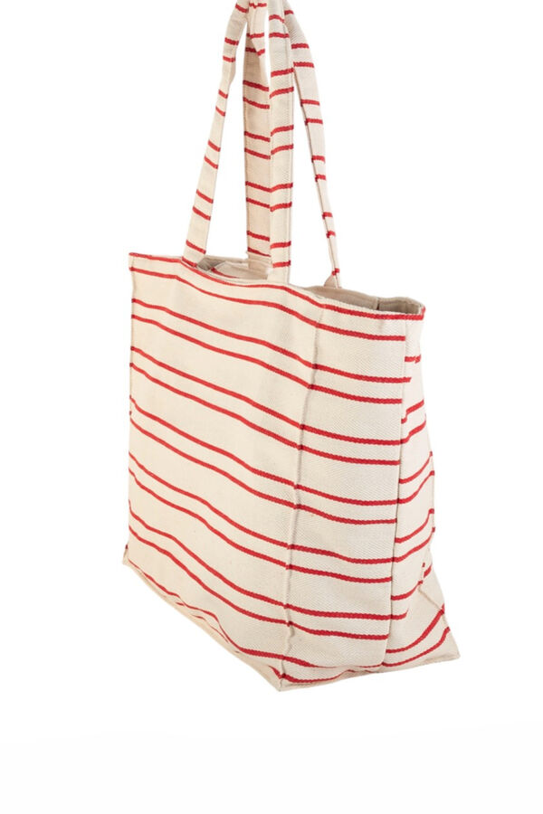 Kbas Sac de plage en toile rouge