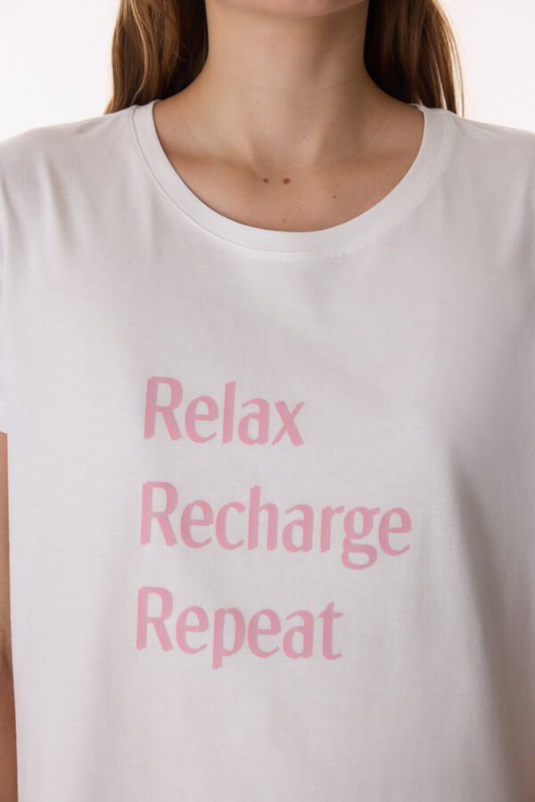 Penti Conjunto pijama largo rombos estampado