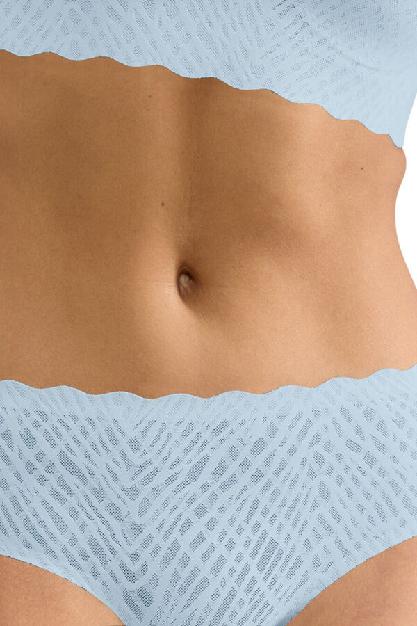 Sloggi Classic invisible lace hip panty blue