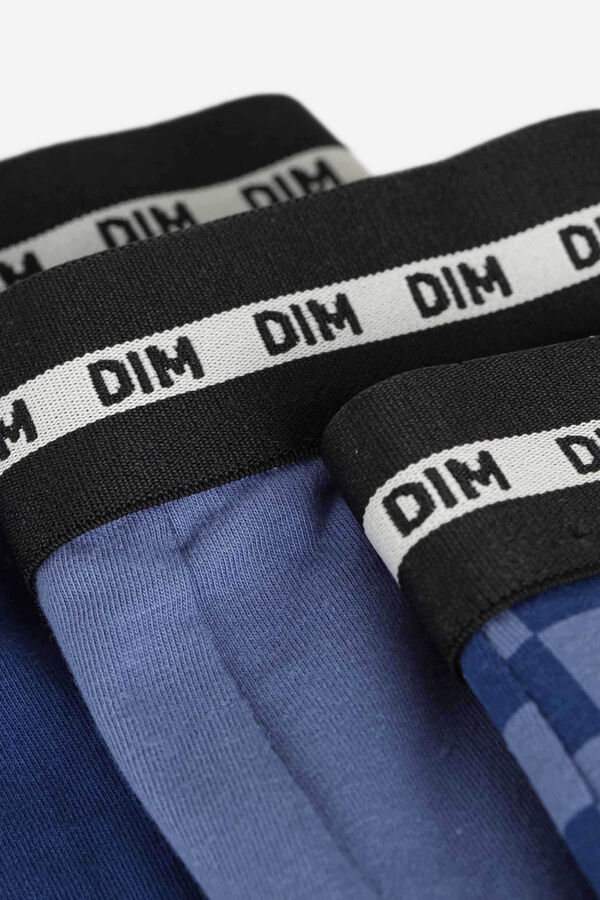 DIM Plain and printed 3-pack boys' boxers printed