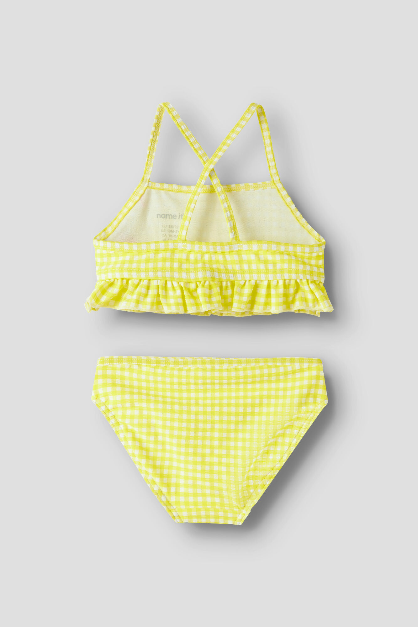 Name it Plaid girl's bikini