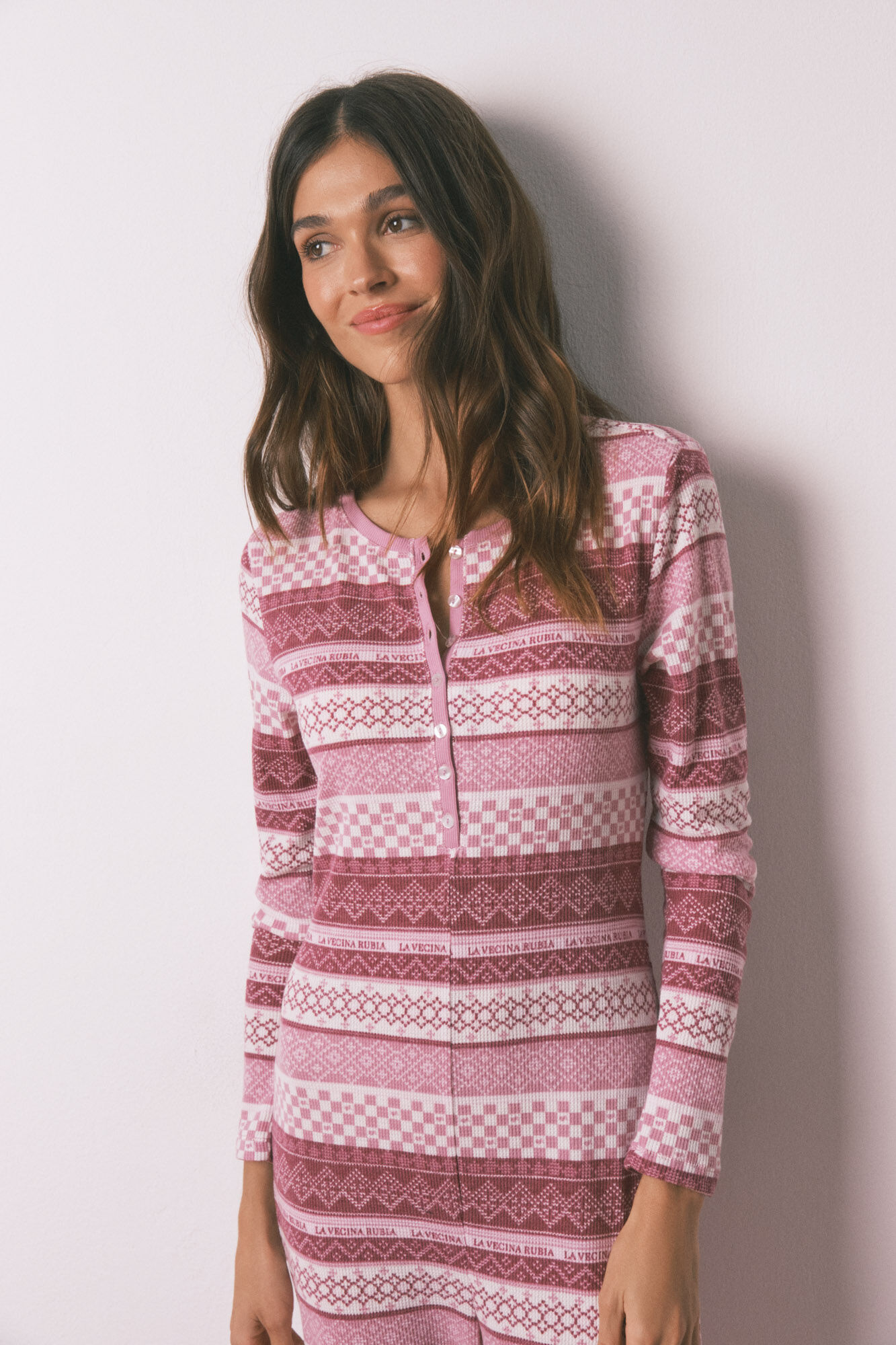 Women'secret Long border jumpsuit pyjamas