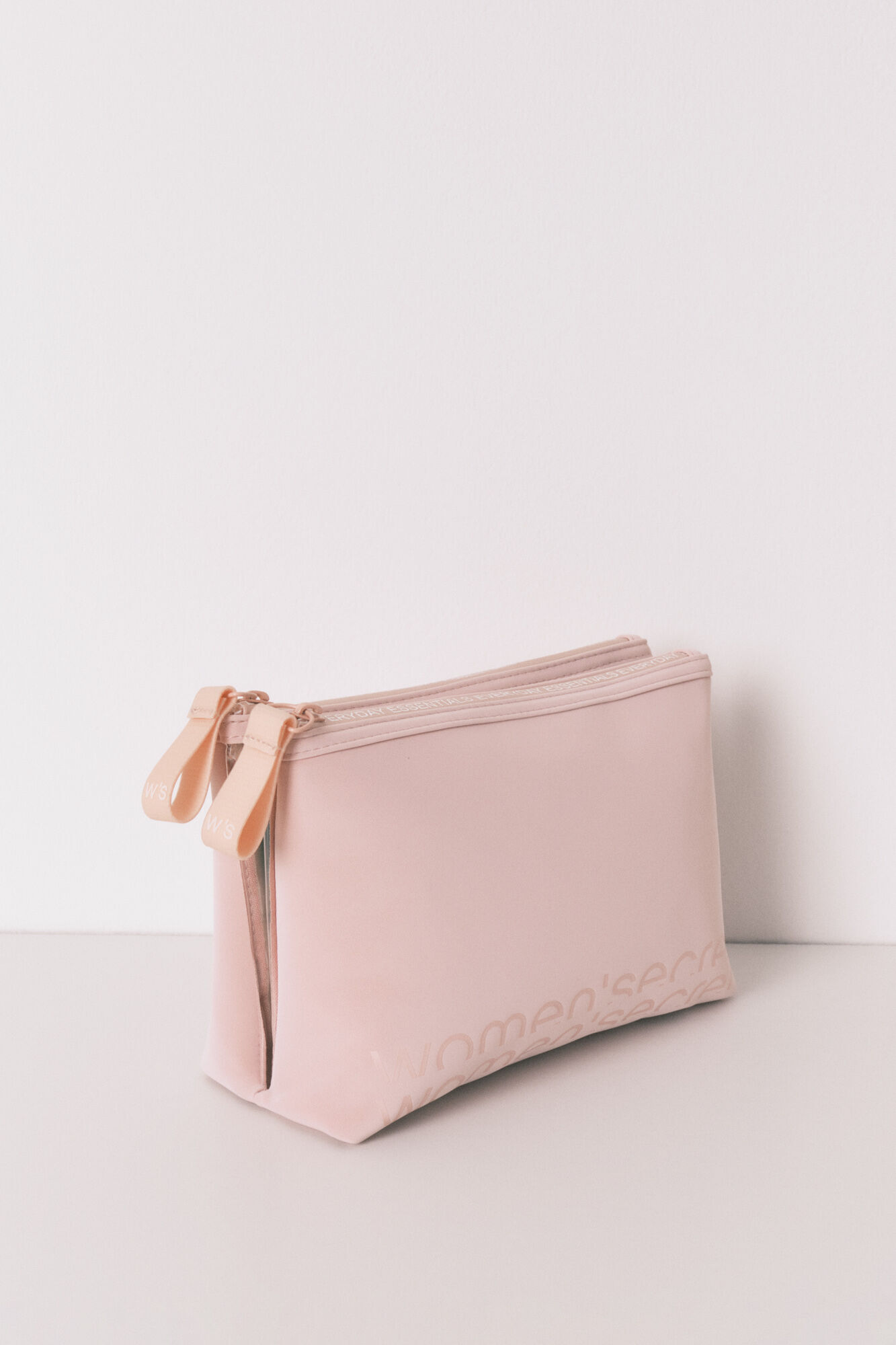 Women'secret Neceser mediano rubber rosa