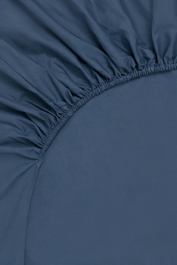 Womensecret Organic cotton fitted sheet blue