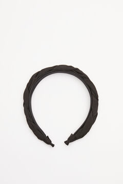 Womensecret Black braided headband black