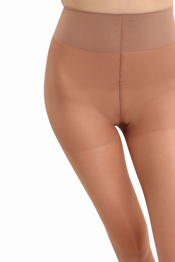 Womensecret Panty de compresión Perfect Contention transparente piernas cansadas nude