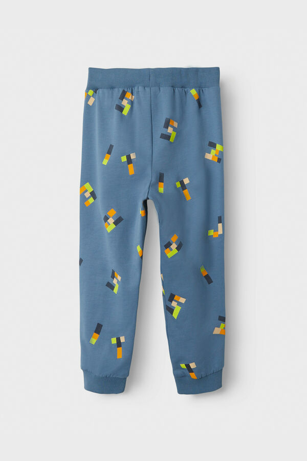 Womensecret Boy's geometric letter pants blue