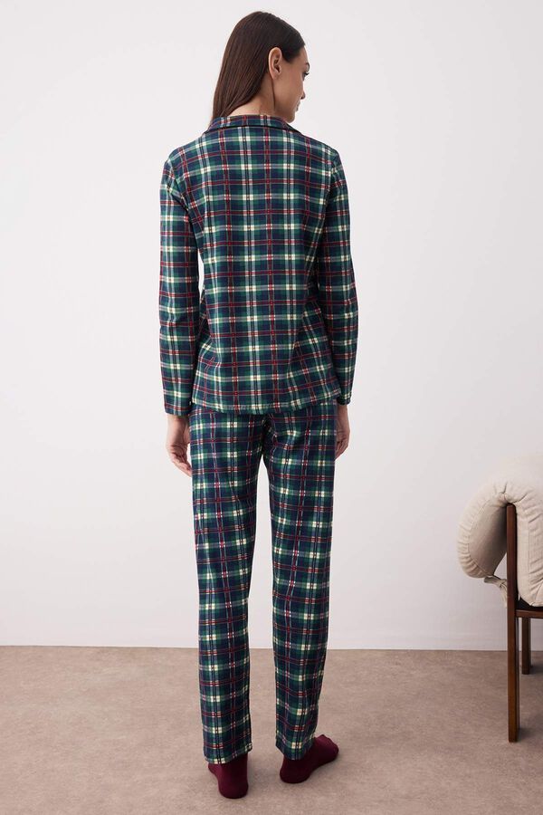 Trendyol Conjunto de pijama cuadros estampado