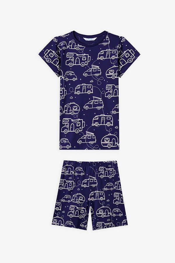 Penti Pack 2 pijamas cortos infantiles carabana verde