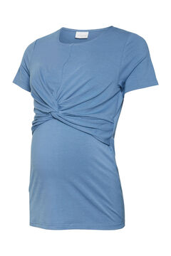 Womensecret Camiseta de manga corta maternity y lactancia blue