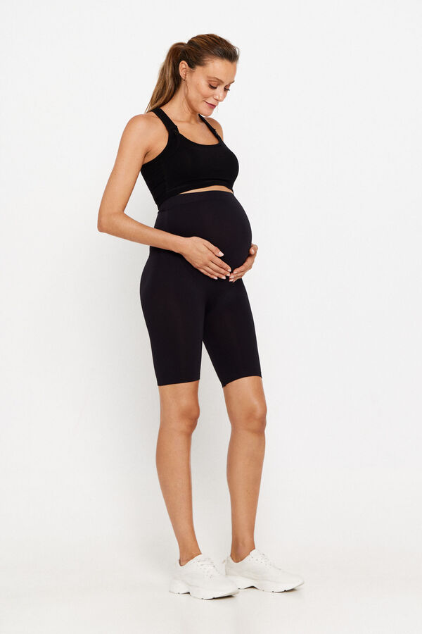 Womensecret Seamless maternity shorts fekete