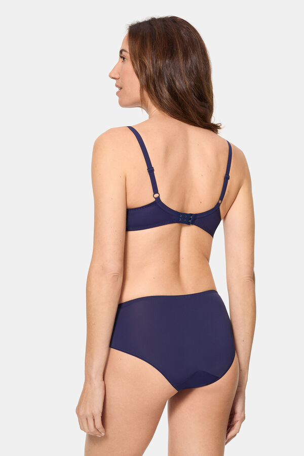 Playtex Braga midi microfibra azul