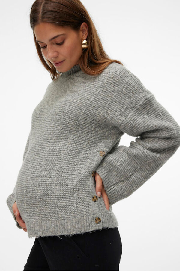 Mamalicious Jersey maternity y lactancia  gris