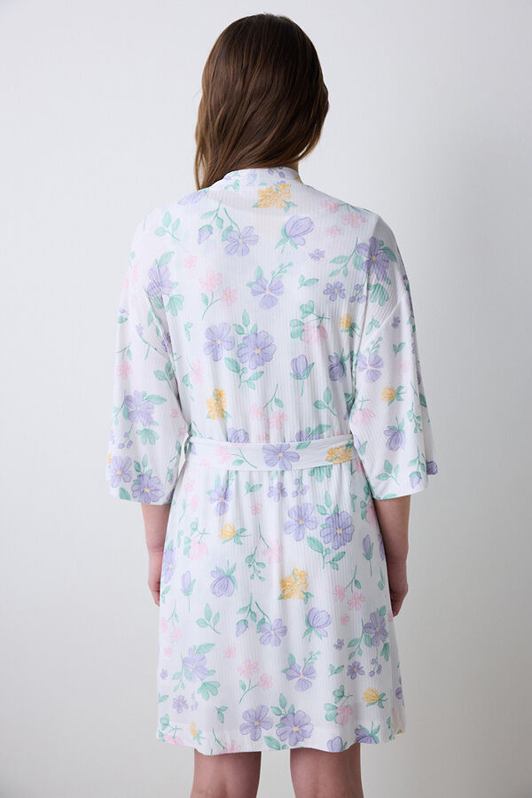 Penti Bata larga flores estampado