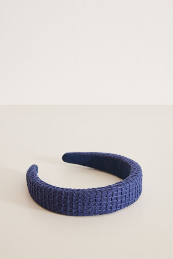 Womensecret Textured blue hair headband blue